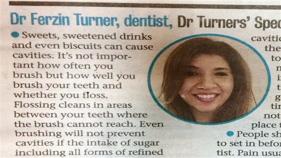 Dr Ferzin Turner-Dentist article